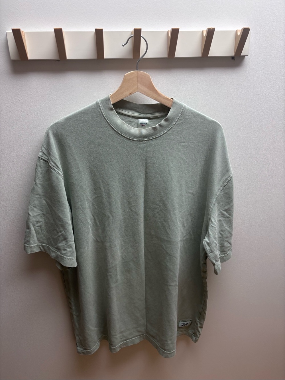 (3 for $30) Oversized Men’s Relaxed Crewneck T-Shirt in Sage Green